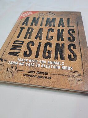 Animal Tracks and Signs by Jinny Johnson Hardcover Wildlife Nature Book